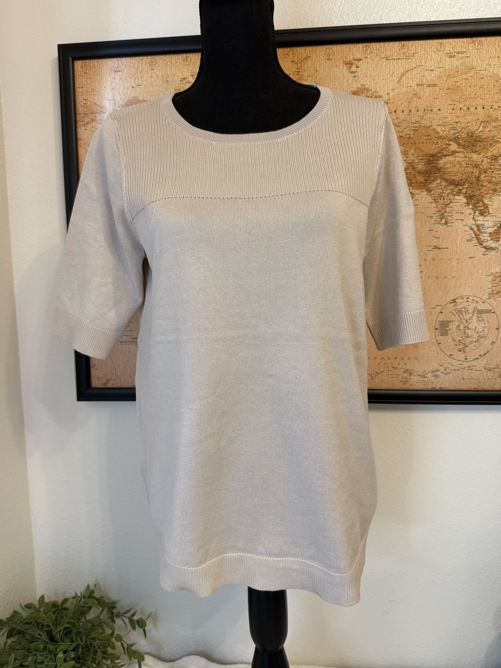 Melissa Paige short sleeve sweater size large